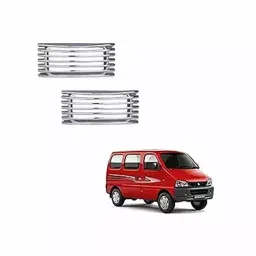 IIVAAS Silver Chrome Finishing Car Side Lamp/Indicator Rim (Pack of 2)-22