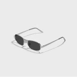 SAM AND MARSHALL Benedict 400UV Protection Metal Rectangle Black Sunglasses-picture-36