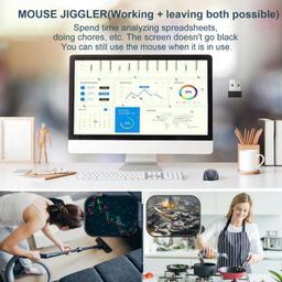generic Mouse Jiggler USB Mouse Mover – Portable Plug-and-Play Device to Keep PC/Laptop Awake, Prevents Sleep & Lockdown Mode, Ideal for Remote Work image 3