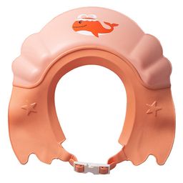 Adore Yoka! The Whale-Shaped Shampoo Hat with Adjustable Strap and Buckle - Peach-image-15