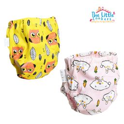 THE LITTLE LOOKERS Potty Training Pants for Babies I Reusable & Waterproof Pull up Underwear | Cloth Diaper for Babies-Yellow & Pink - Large (2 Years - 3 Years) (Pack of 2)-picture-8