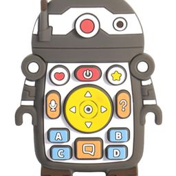FunBlast Robot Shaped Silicone Teether Toy for BabiesPack of 1 Grey-18