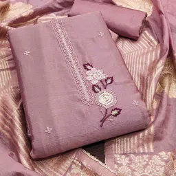 KIMISHA Embroidered Unstitched Dress Material-image-83