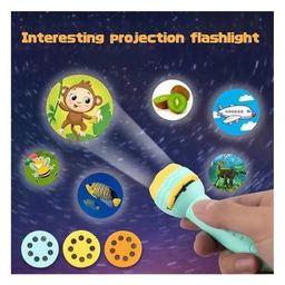 ARCADE TOYS 3 Slides  Patterns Projector Torch Slide Flashlight Projection Torch for Kids Slide Toys Education Learning Night Light image 4