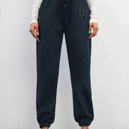 SAAHASAM Women Printed Relaxed Loose Fit Joggers Trousers-picture-27