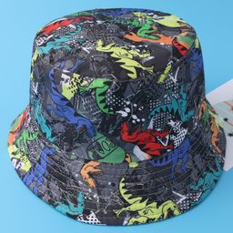 Pine Kids Bucket Hat   Dino Print - Multicolor image 5