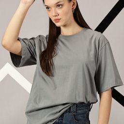 Rodzen Women Pure Cotton Applique T-shirt-image-93