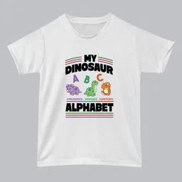 BAESD Kids Typography Printed Applique T-shirt-image-76