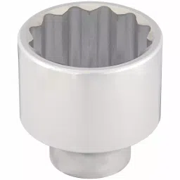 Westward Steel Socket Chrome Finish 76.2 mm (3 Inch) Socket Size, 45J238-6