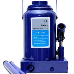 MS Mehar Sons Exports Iron 50000 Kg (50 Ton) Hydraulic Jack Blue-65