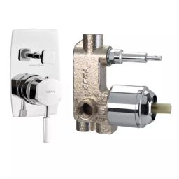 CERA Gayle 5 Way Concealed Diverter Exposed Part and Concealed Part, F1014712 + F4020101 (Set of 2 Pcs)-18