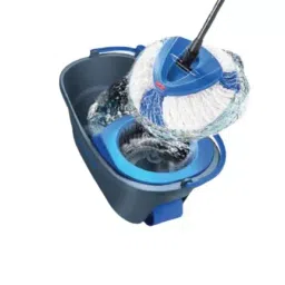 Gala 163921 Turbo Spin Mop with Bucket and 2 Refills (Grey and Blue) image 2