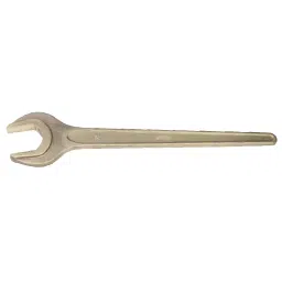 De Neers 75 mm Aluminium Bronze Non Sparking Single Open End Spanner, NS-A-S/E 75-5