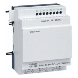 Schneider Electric Zelio Logic 12 V DC DIN Rail Mount 4 Output Logic Module, SR3XT101JD-5