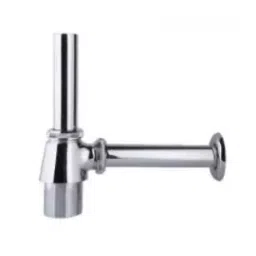 Essco Jaquar 300x125 mm Brass Bottle Trap with Chrome Finish-image-63