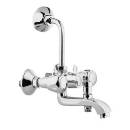 Hindware Contessa Neo 3 In 1 Wall Mixer with Provision and 115mm Bend Pipe F730022-image-2