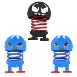 AllExtreme ‎TEML-003 Shaking Head Dance Toys Cute Emoji Bounce Toys for Car Decoration(Set of 3 Pcs)-picture-27