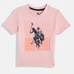 U.S. Polo Assn. Kids Boys Brand Logo Printed Pure Cotton T-shirt-image-65