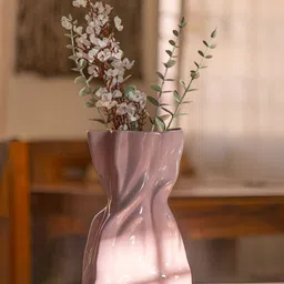 Glimpse Homes Lavender Textured Ceramic FlowerVases-10