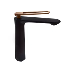 Aquieen Luxury 304.8 mm (12 Inch) Black Rose Gold Extended Body Pillar Cock, AQN 429-image-99