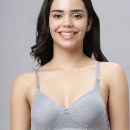 Anoma Women Cotton Full Coverage Non Padded T-shirt Bra-picture-57