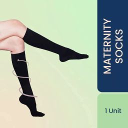 Sorgen SMSS0211 Black Maternity Support Socks for Reduce Pain And Swelling During Pregnancy (Small)-27