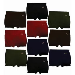 HAP Girls Pack Of 10 Assorted Boy Shorts Briefs-image-11