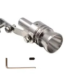 AllExtreme EXSWVUS Silver Turbo Sound Car Silencer Whistle Exhaust Pipe for Cars-image-9