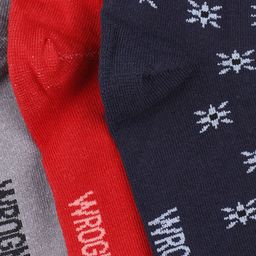 WROGN Men Set of 3 Patterned Above-Ankle Length Socks image 2