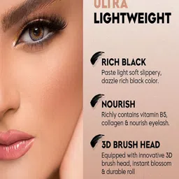 A.D.S Smudge Proof Defining Mascara - 8ml - Black image 3