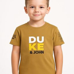 YK Kids Typography Printed Round Neck T-shirt-image-65