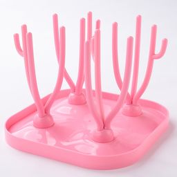Baby Bottle Drying Rack - Pink-picture-17