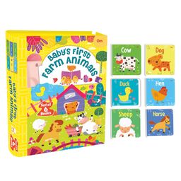 Baby's First wild Animals Set of 6 Books - English-16
