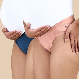 &Circus Modal Pack Of 2 Solid Low Waist Maternity Comfort Panties - Multi Colour-image-50