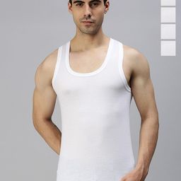 CAVENDERS Pack Of 5 Pure Cotton Breathable Comfortable Gym Vests- C3=-=SWIFT---5- ---85-57