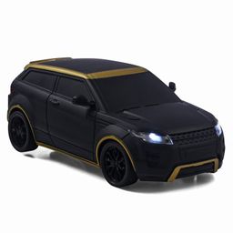 Babyhug 1:24 C-Type Rechargeable Remote Control Racing Car BIS Certified - Black & Golden image 2