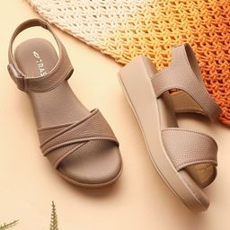 TRASE Women Open Toe Flats-image-83