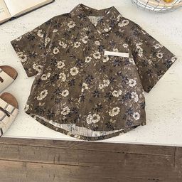 StyleCast x Revolte Boys Floral Printed Cutaway Collar Cotton Shirt-image-64