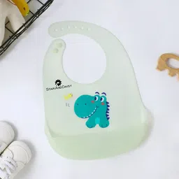 StarAndDaisy Infant Pack Of 2 Printed Reusable Adjustable Waterproof Bibs-image-5