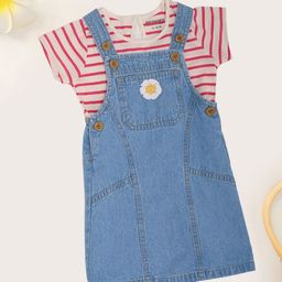 Pantaloons Baby Girls Cotton Pinafore Dress-picture-38