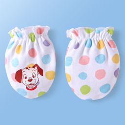 Babyoye Disney Caps Mittens & Booties With 101 Dalmatians Graphics White -Diameter 11 cm image 5