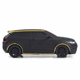 Babyhug 1:24 C-Type Rechargeable Remote Control Racing Car BIS Certified - Black & Golden image 5