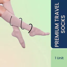 Sorgen SPTSS0311 Beige Premium Travel Support Socks (Small)-image-80