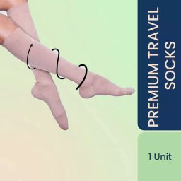 Sorgen SPTSS0312 Beige Premium Travel Support Socks (Medium)-image-73