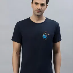 CASUALBUD Graphic Printed Round Neck Short Sleeves Cricket T-shirt-image-91