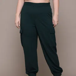 The Roadster Lifestyle Co. Women Plus Size Pleated Joggers-image-29