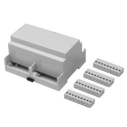 RS PRO Expandable DIN Rail Enclosure Kit Polycarbonate Light Grey 106.2x90x58 mm, 1947593-picture-32