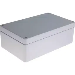 RS PRO Grey Die Cast Aluminium Enclosure, IP66, Grey Lid, 260 x 160 x 90 mm Model No 7608991-image-85