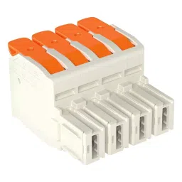 Wago TERMINAL BLOCK, PLUGGABLE, 4WAY, 4AWG, 832-1104-image-54