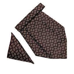 Paisley Design Cravats & Pocket Square Combo-image-81